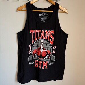 Attack on Titan Titans Gym Tank Top Final Season Crunchyroll Men's L‎